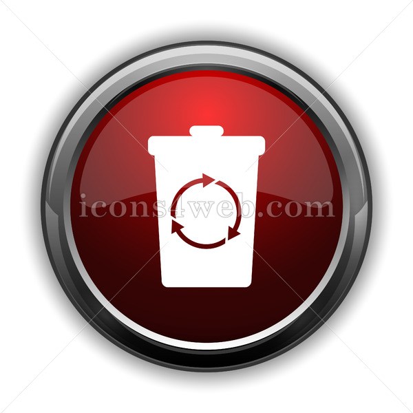 600x600 Recycle Bin Website Icon High Quality Web Button