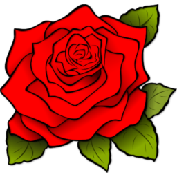 256x256 Rose Red Icon