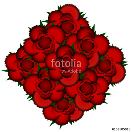 500x500 Bouquet Of Red Roses Icon Stock Image And Royalty Free Vector