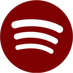 256x256 Maroon Spotify Icon