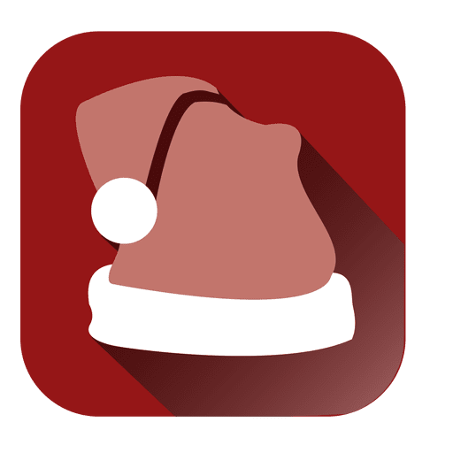 Santa Hat Red Square Icon 512x512 Santa Hat Red Square Icon