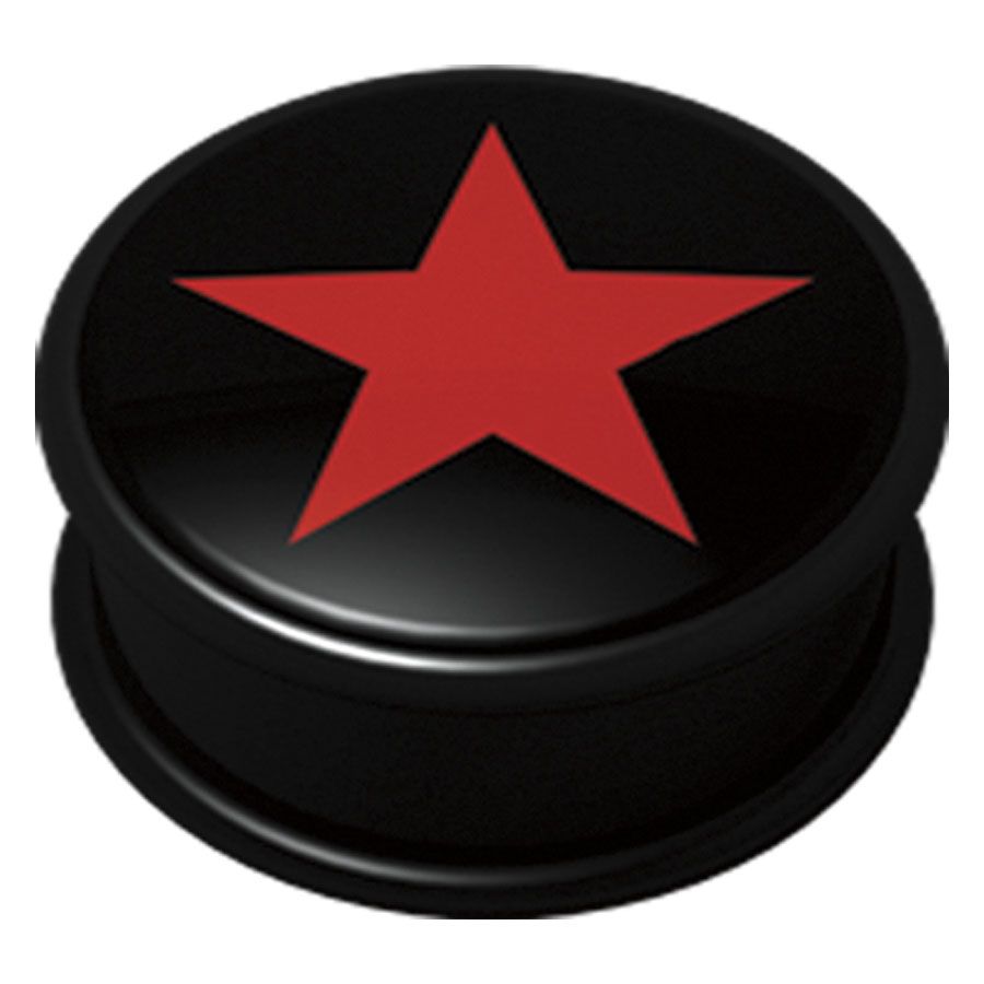 900x900 Mega Icon Red Star On Black Wildcat International
