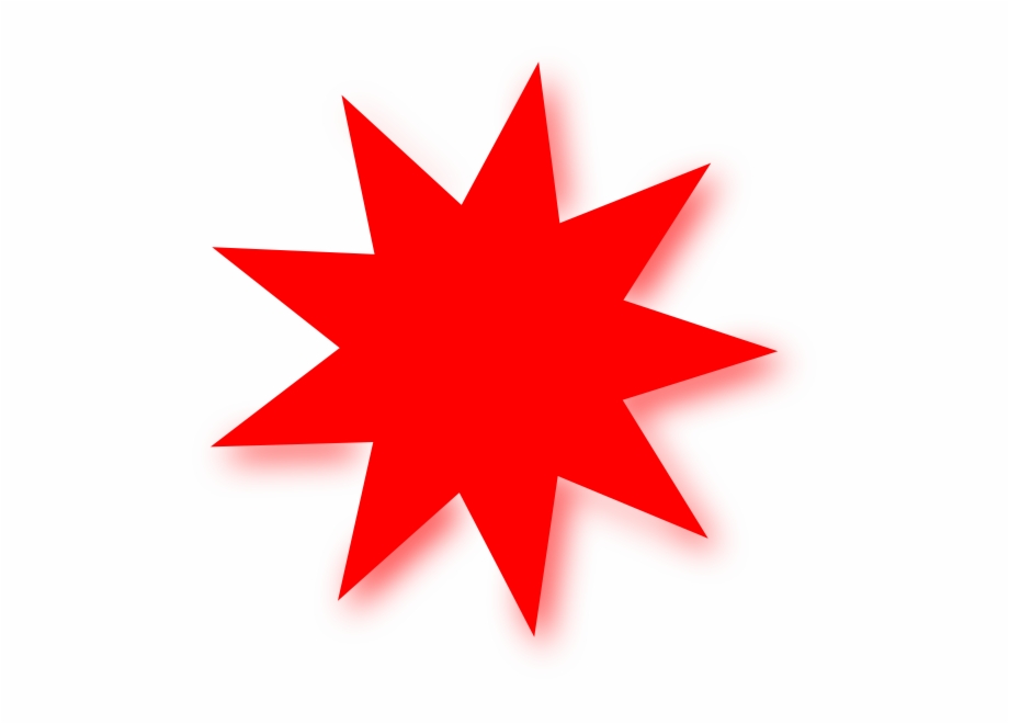 920x660 Red Star Clipart