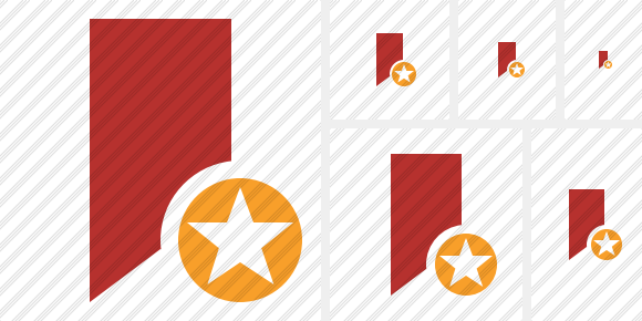 580x290 Bookmark Red Star Icon Symbol Color Professional Stock Icon