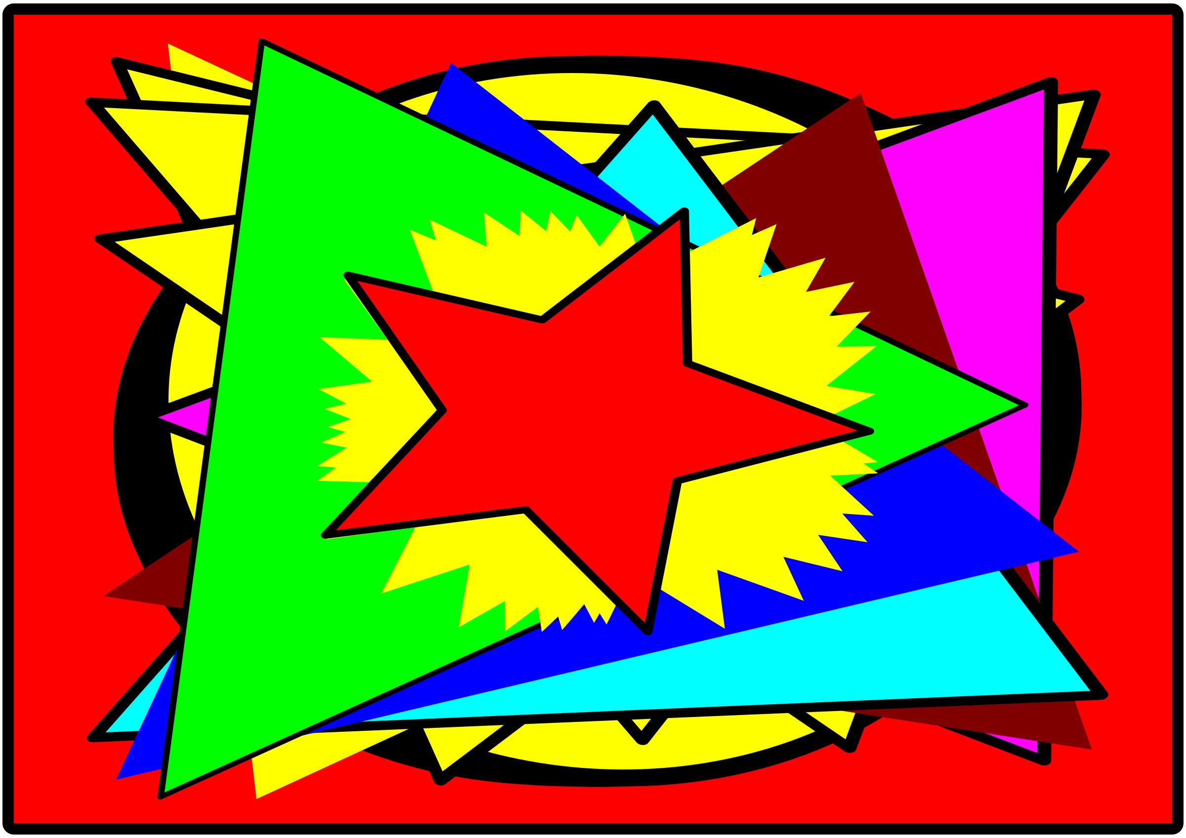 2400x1697 Red Star Icons Png