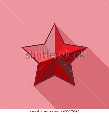 450x470 Red Vector Volume Star Icon On White Background Red Star Vector
