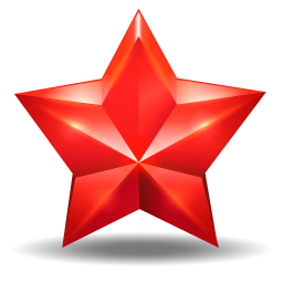 256x256 Red Star Icon Iconshow