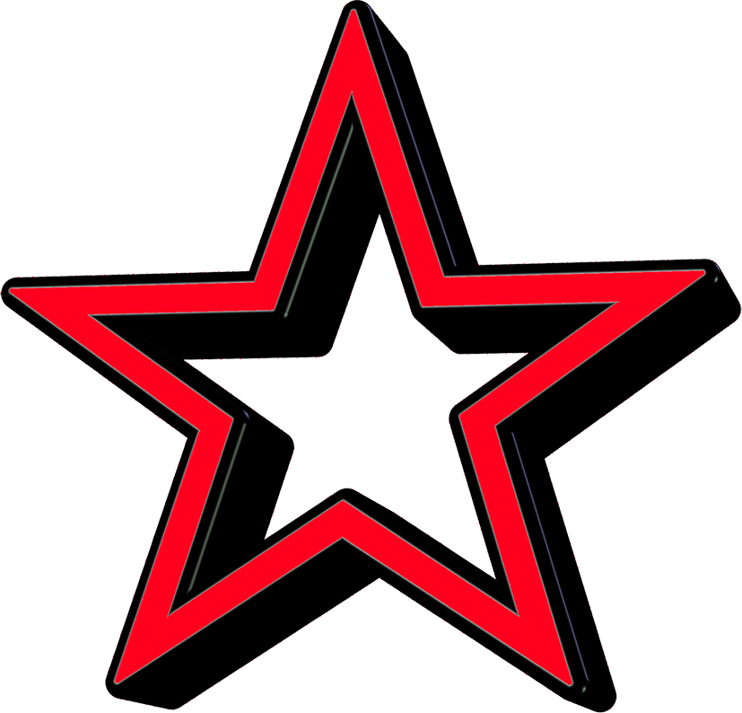 827x794 Download Yellow Star Clipart, Red Star Icon