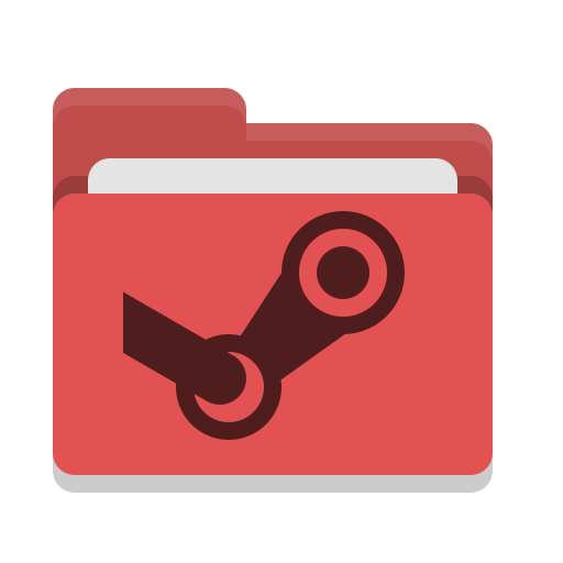 Red Steam Icon