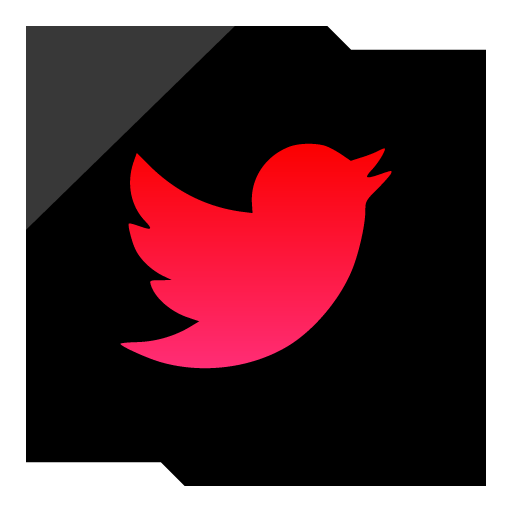 Red Twitter Icon At Vectorified Com Collection Of Red Twitter Icon Free For Personal Use