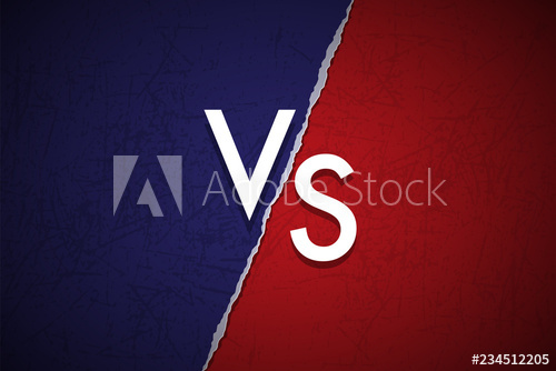 500x334 Blue And Red Grunge Versus Logo Vector Vs Icon