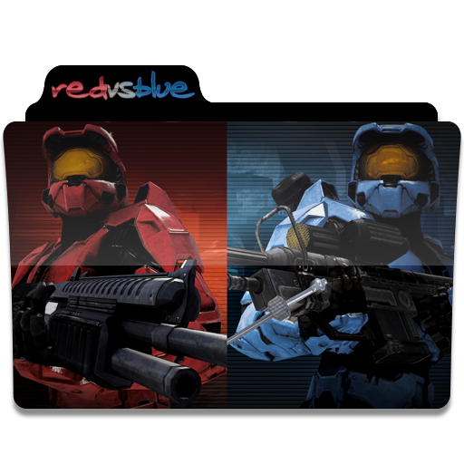 512x512 Redvsblue Icon Tv Show Folder Iconset Jenny Jenkins