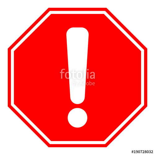 500x500 Warning Icon Exclamation Point