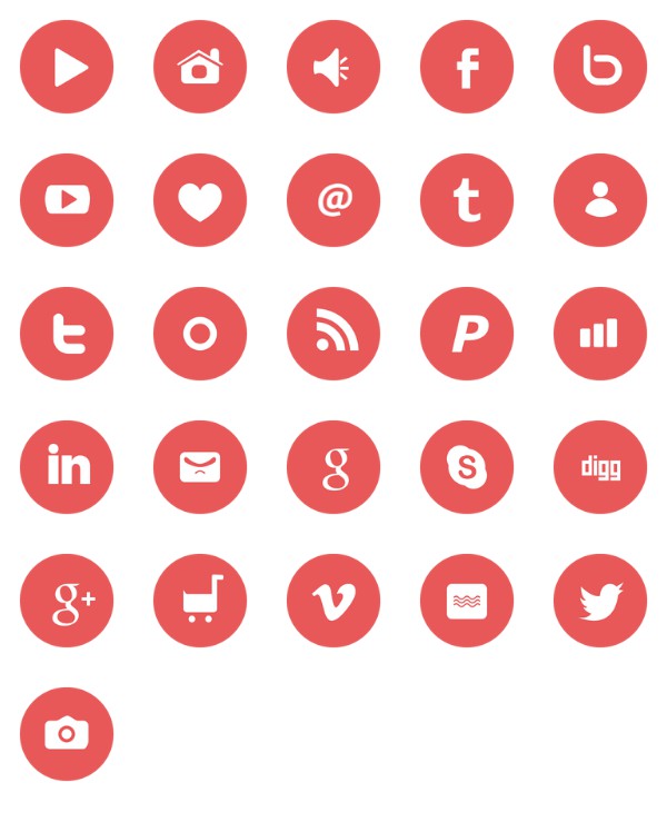 600x739 Red Website Beauty Icons Free Icon Packs Ui Download