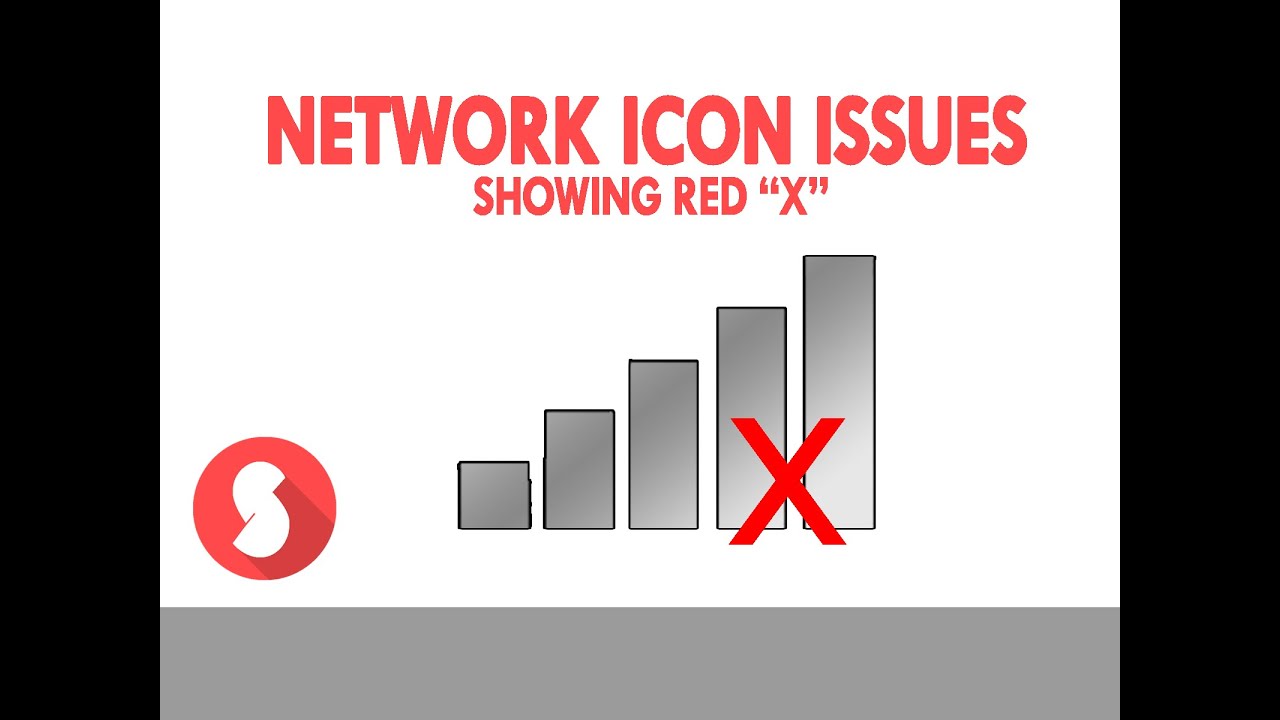 1280x720 Fixed Network Icon Wifi Issues Red X