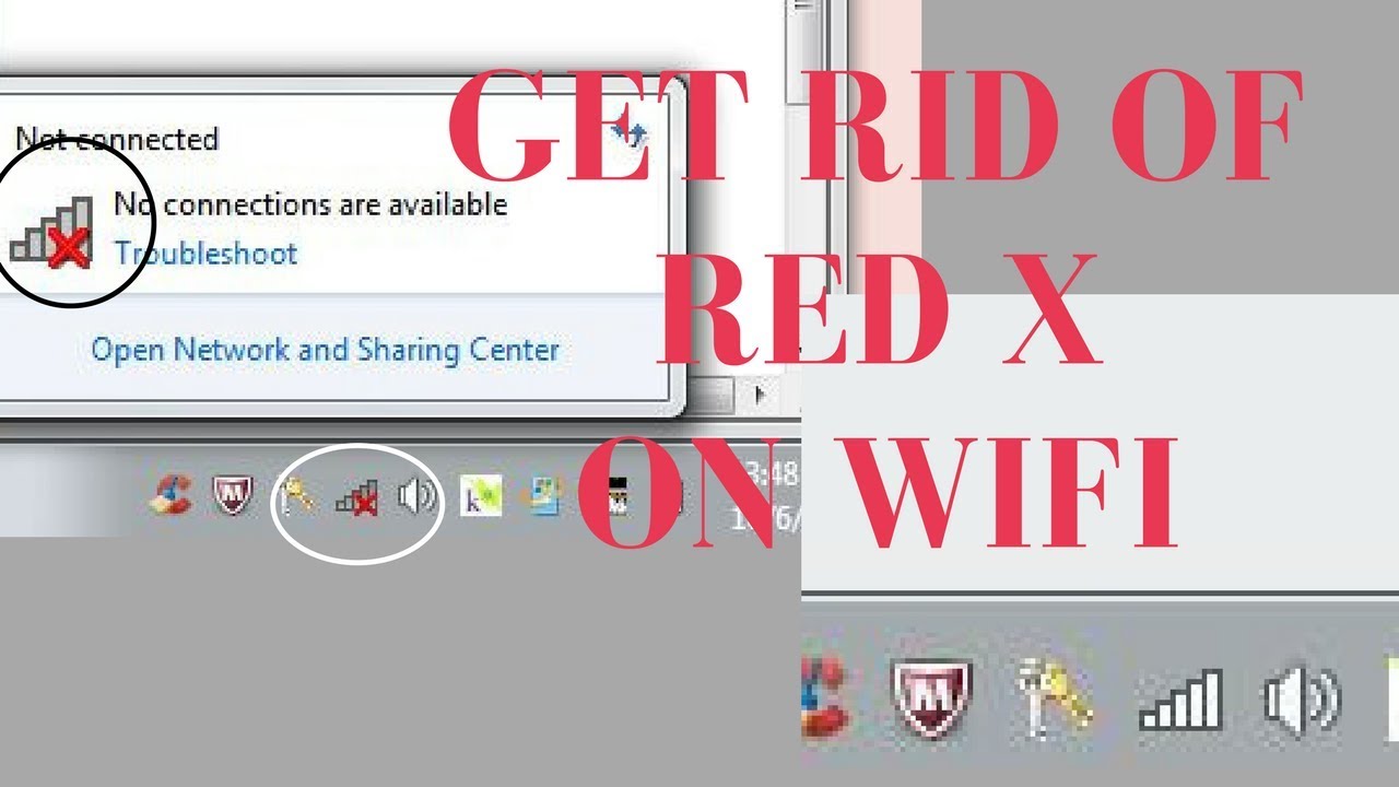 1280x720 How To Get Rid Of Red X On Wifi Icon