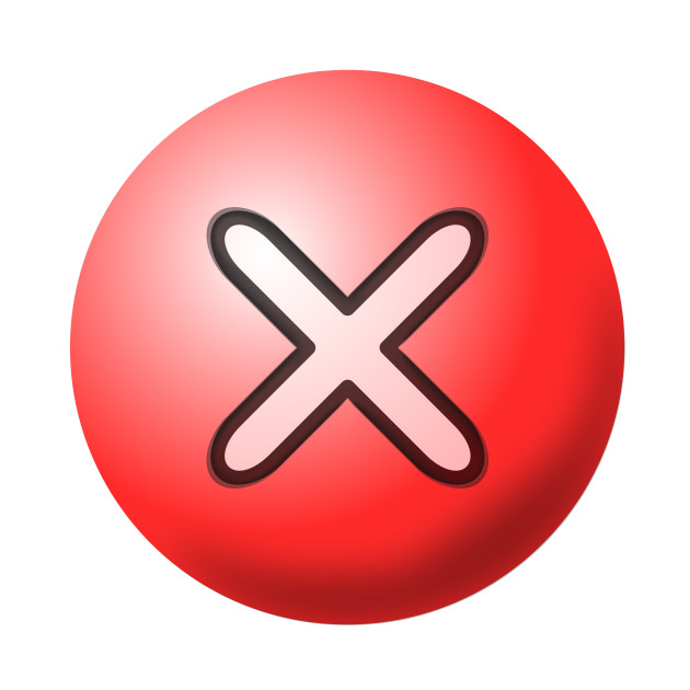 Red X Icon at Collection of Red X Icon free for