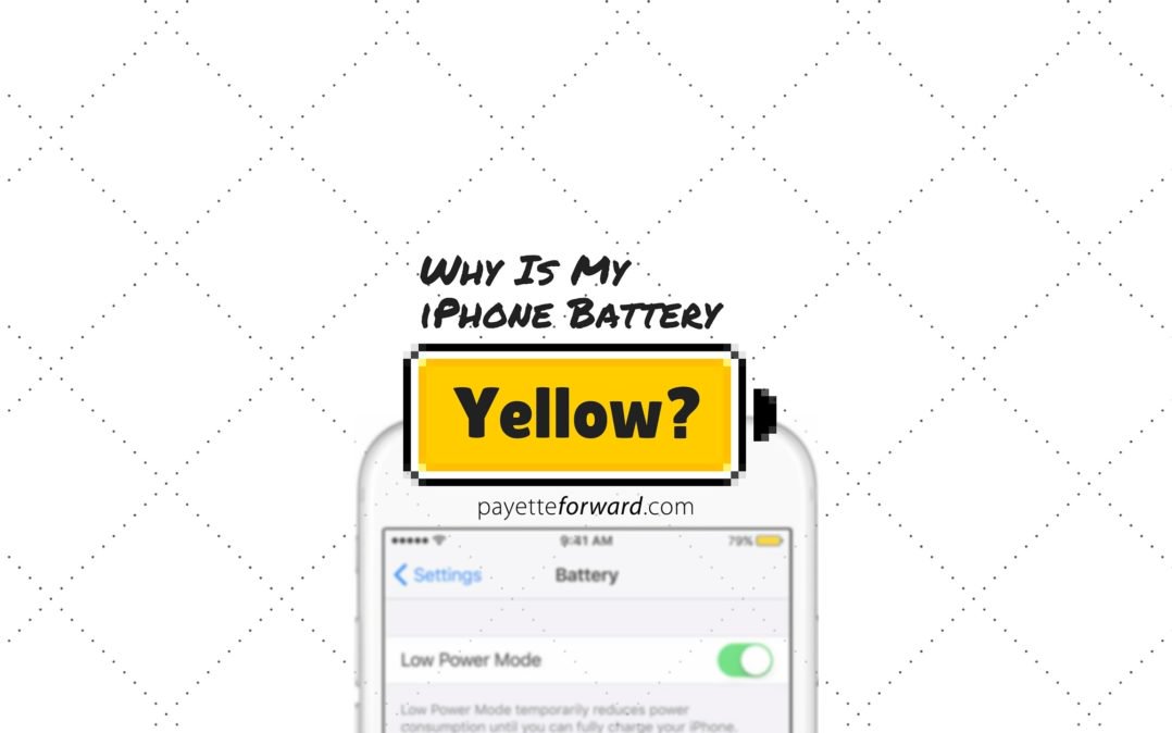 1078x674 Why Is My Iphone Battery Yellow Here's The Fix
