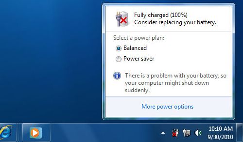 500x293 Fix Consider Replacing Your Battery Notification In Windows