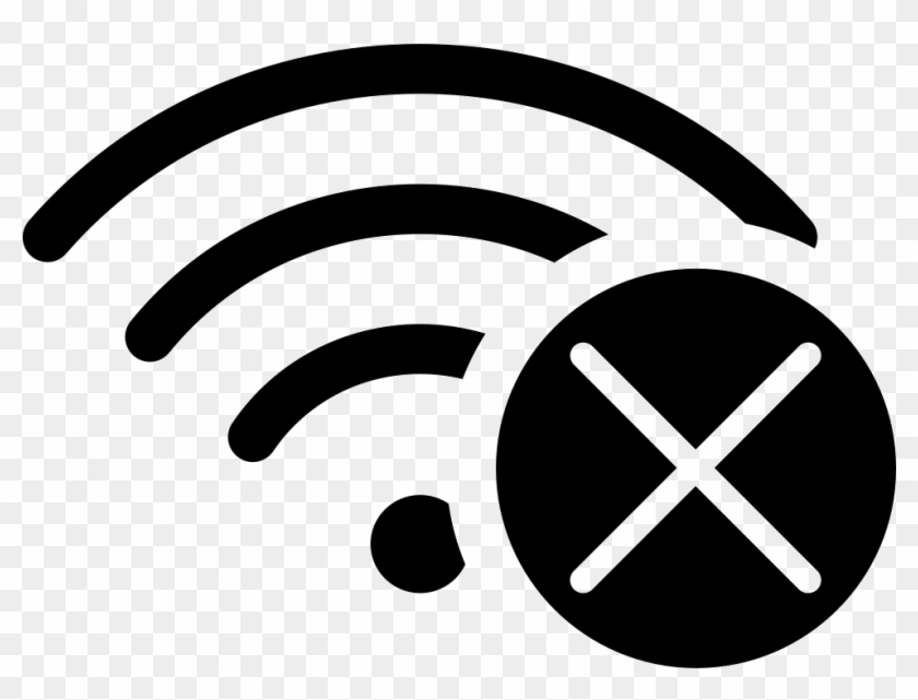 840x641 Wifi Icon With X