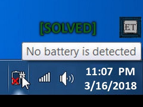 480x360 No Battery Is Detected Windows Laptop Battery Problem