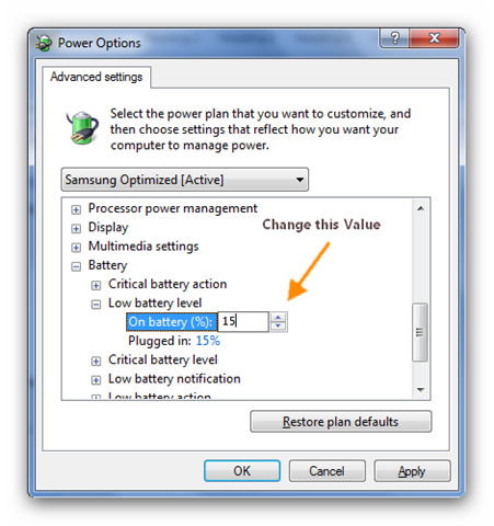 451x480 How To Remove Red Cross Mark On The Laptop Battery Icon Technolamp