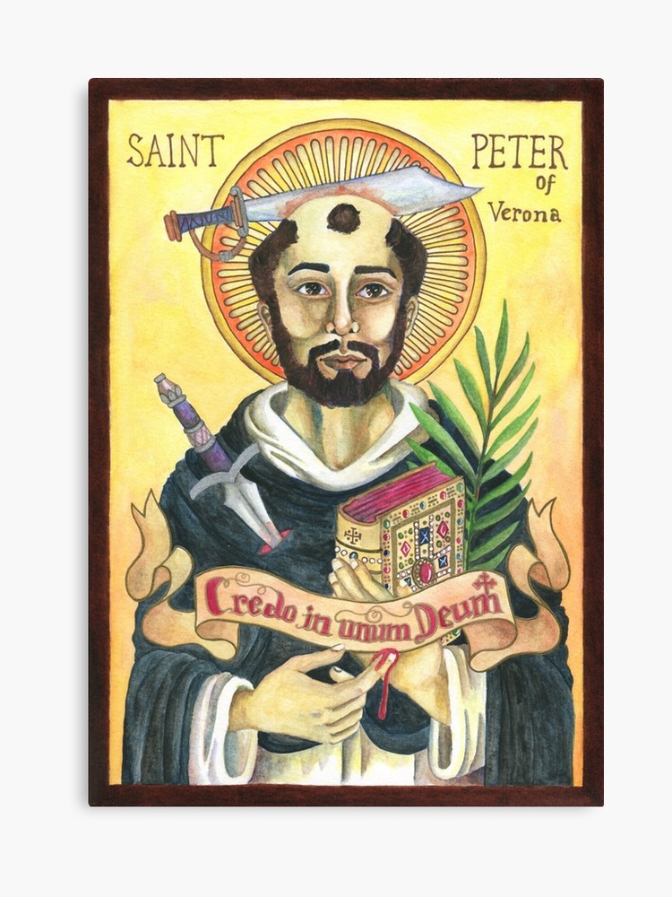 750x1000 Icon St Peter Of Verona Canvas Print