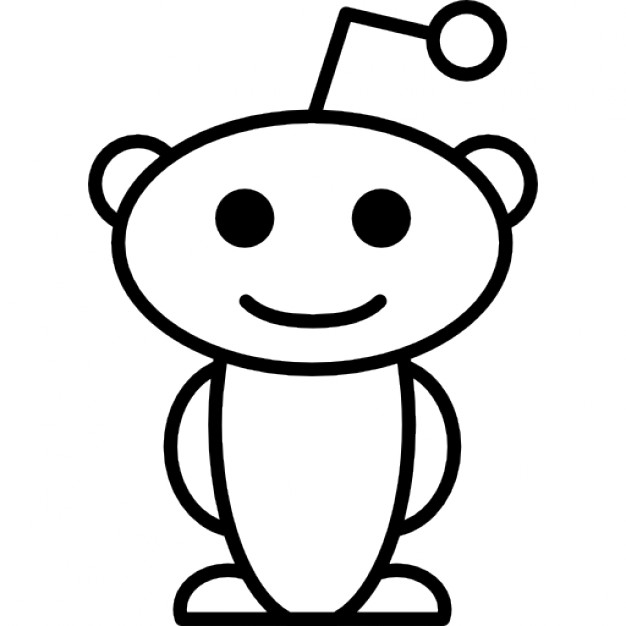 626x626 Reddit Reddit Logo Alien Icon Vector Free Download