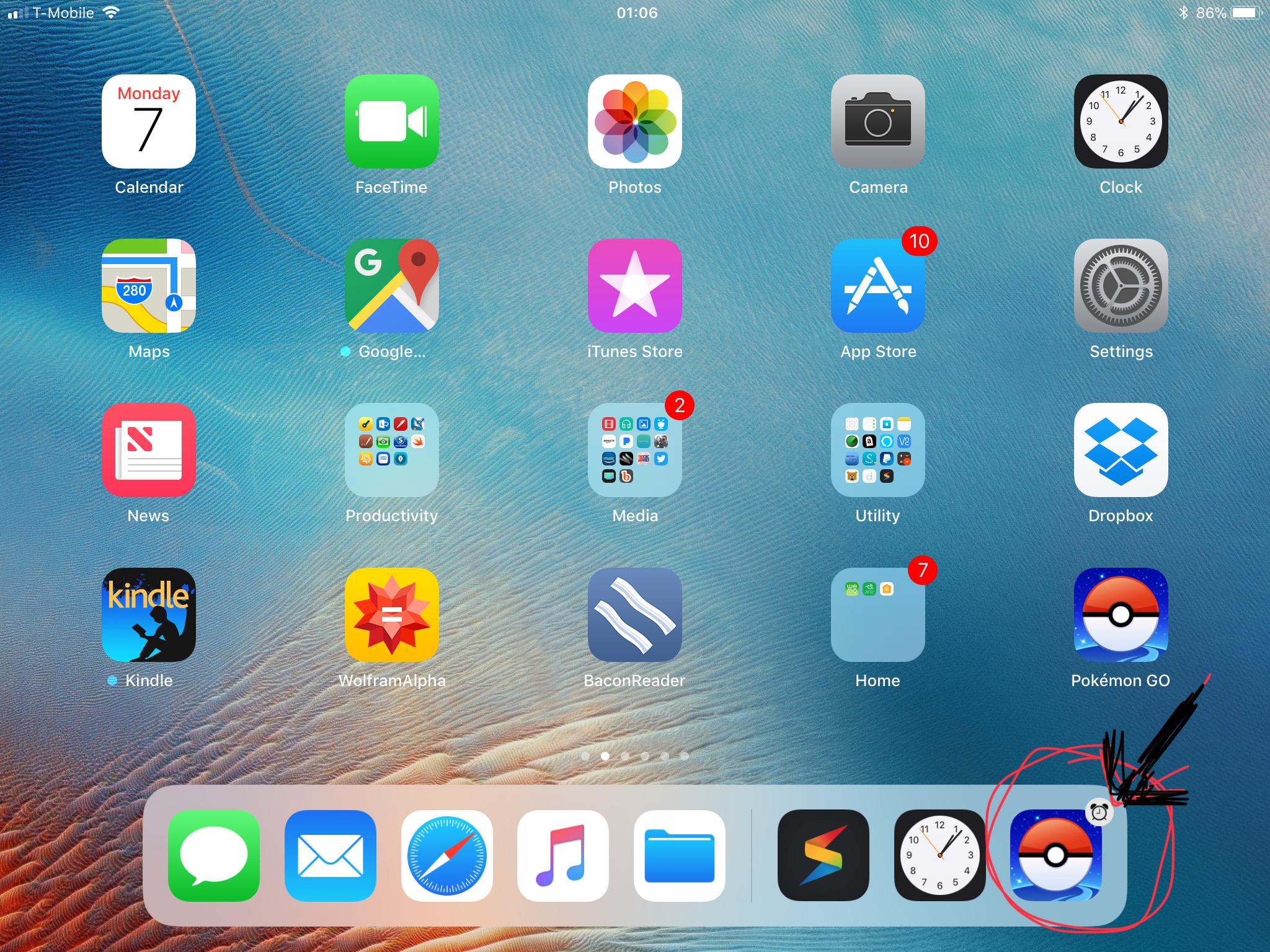 2048x1536 Question What Is This Clock On An App Icon In The Dock Iosbeta
