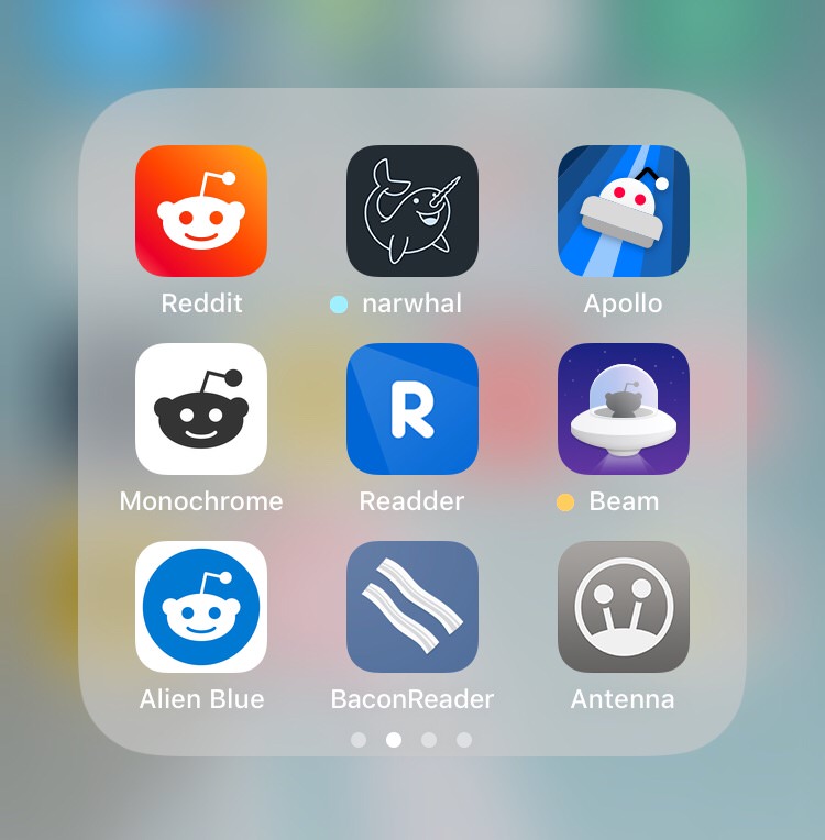 750x764 Some Other Reddit Apps' Icons In The App Store Apolloapp