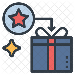 256x256 Redeem Point Icon Of Colored Outline Style