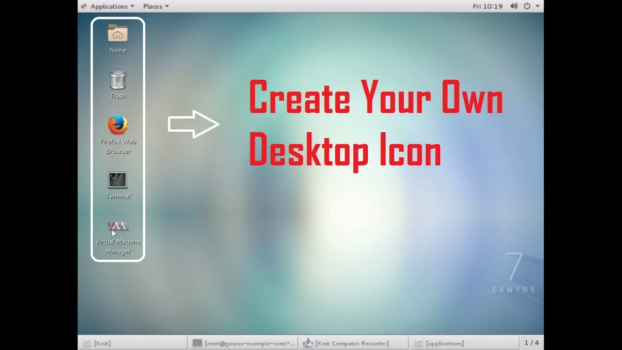 1280x720 How To Create Desktop Icon In Centosredhat