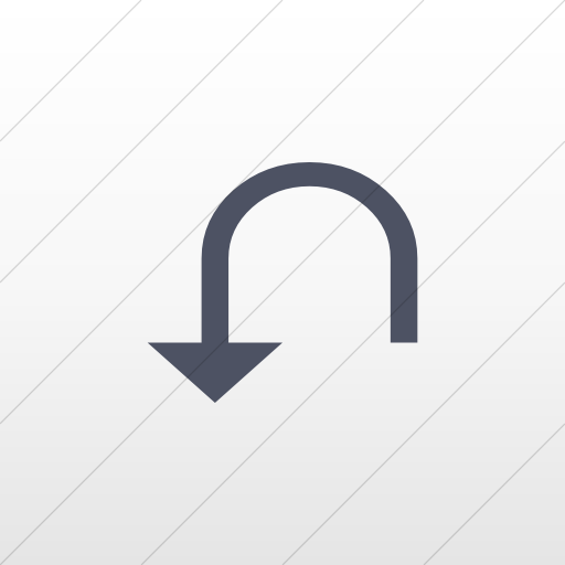 512x512 Iconsetc Flat Square Blue Gray On White Gradient Classic Arrows