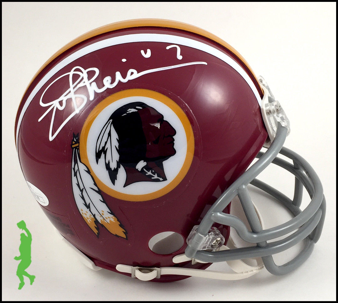 1080x969 Joe Theismann Autograph Signed Washington Redskins Football Mini