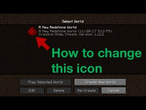 480x360 How To Change The Icon On A Local Minecraft World