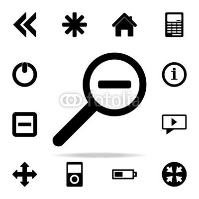 400x400 Magnifying Glass Reduce Icon Web Icons Universal Set For Web