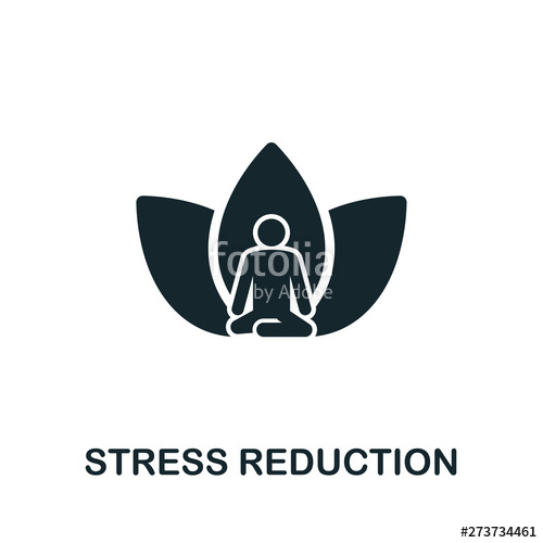500x500 Stress Reduction Icon Symbol Creative Sign From Mindfulness Icons