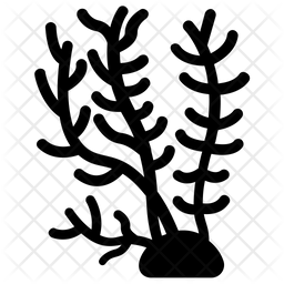 256x256 Coral Reef Icon Of Glyph Style