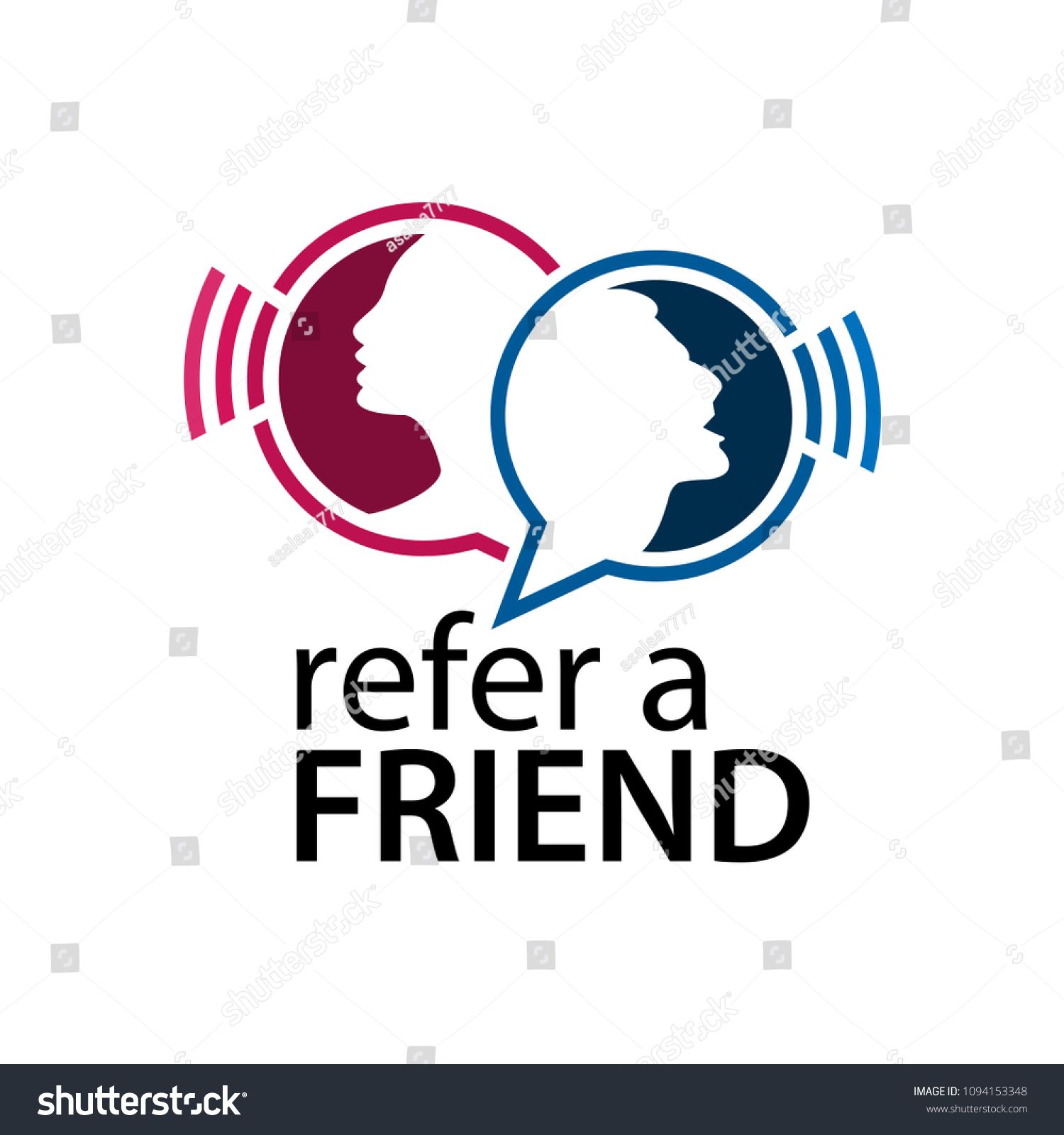 Refer A Friend With People Icon Flat Vector Illustration On White 1500x1600 Refer A Friend With People Icon Flat Vector Illustration On White