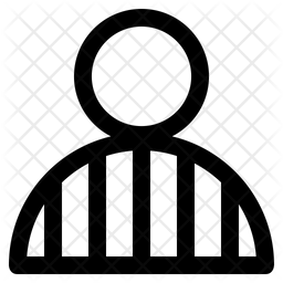 256x256 Referee Icon Of Line Style