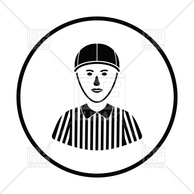 400x400 American Soccer Referee Icon Vector Image Of People Angelp