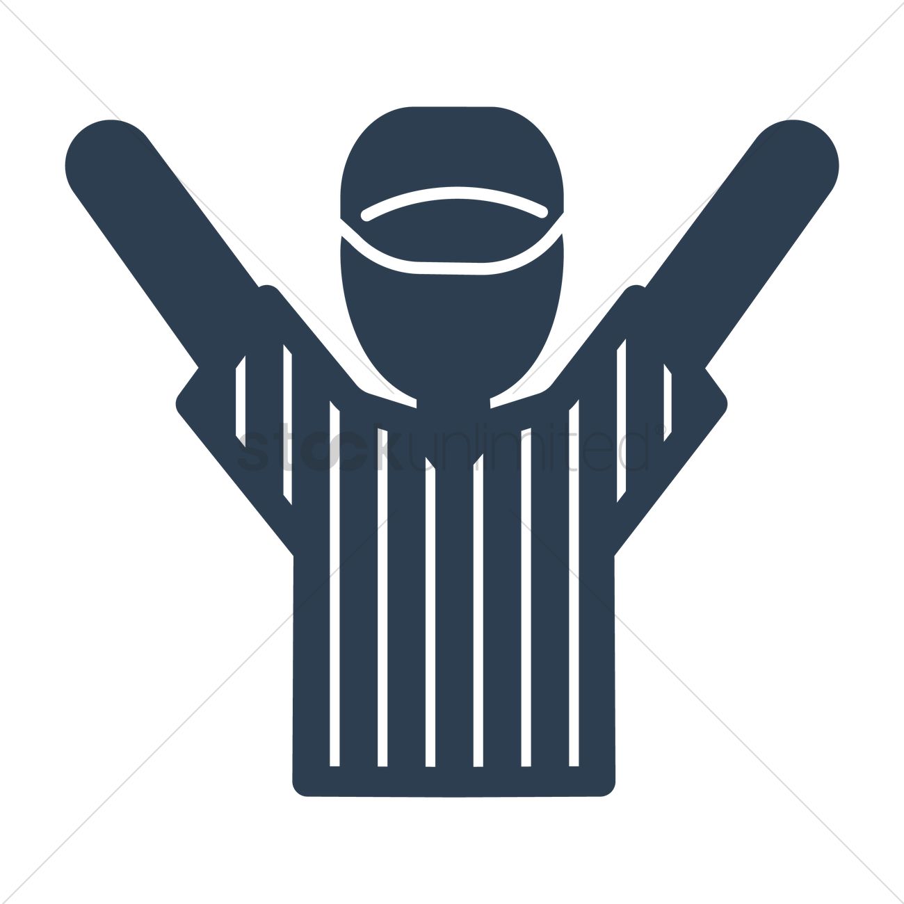 1300x1300 Referee Icon Vector Image