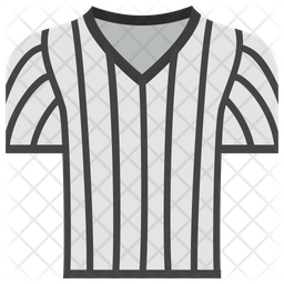 256x256 Referee Shirt Icon Of Flat Style