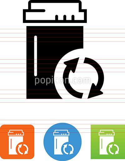 400x513 Prescription Bottle Refill Icon