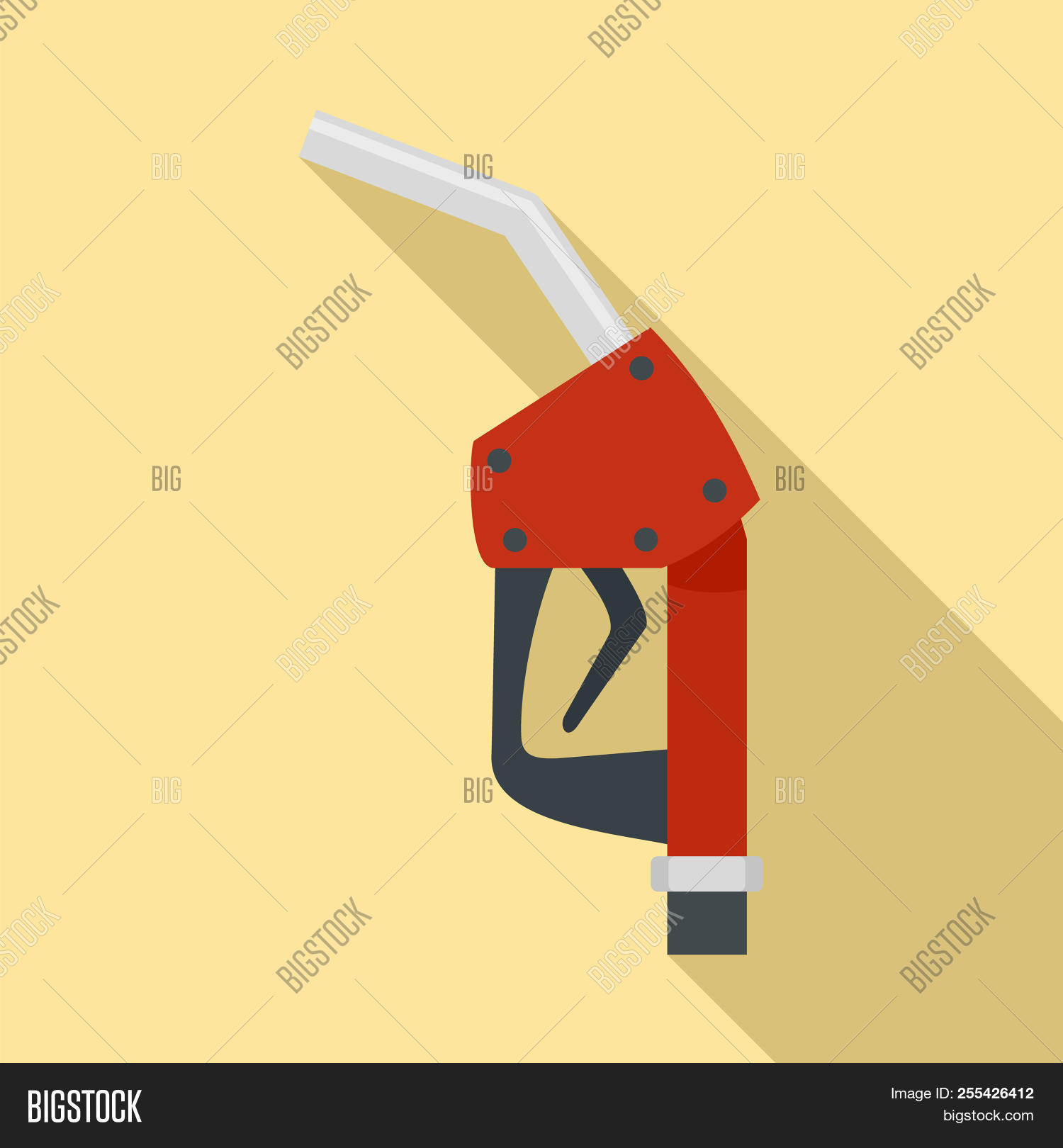 1500x1620 Refill Fuel Pistol Icon Flat Illustration Of Refill Image