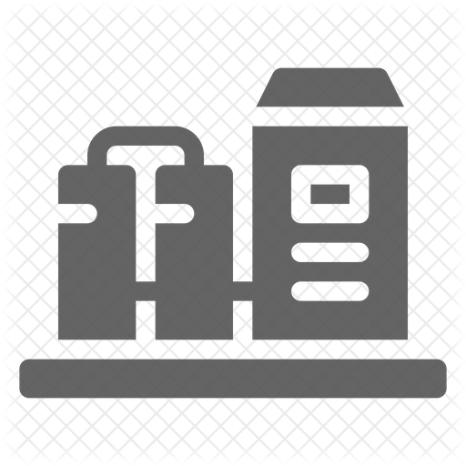 512x512 Refinery Icon Of Glyph Style