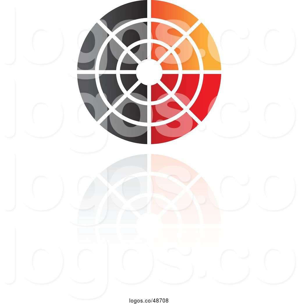 1024x1044 Logo Of Red Black And Orange Target And Reflection Icon