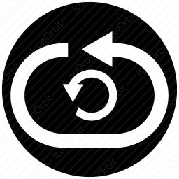 256x256 Circle Refresh Button Icon