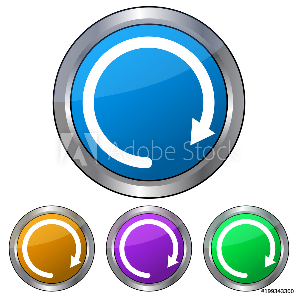 1000x1000 Fotografie, Obraz Circular, Metallic, Gradient Refresh Buttonicon