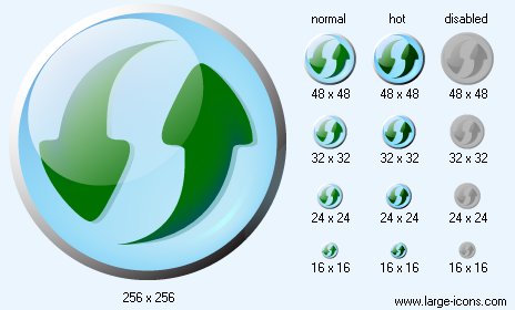 464x280 Refresh Icon Image Large Button Icons